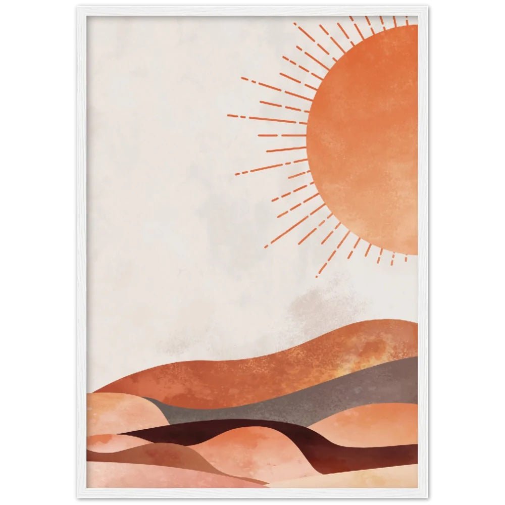 Cuadro Minimalista Sol - La Casa Del Cuadro