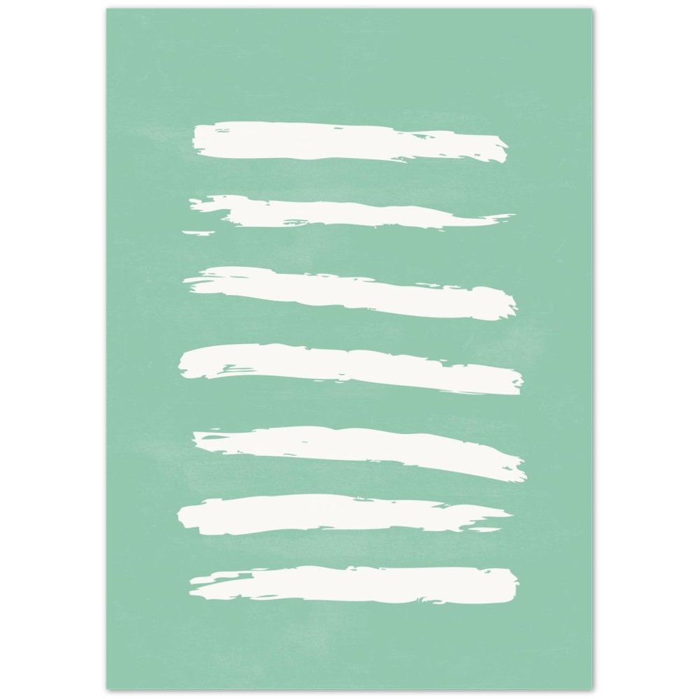 Cuadro Minimalista Verde - La Casa Del Cuadro