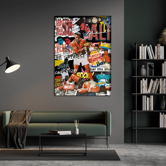 Cuadro Muhammad Ali Pop Art - La Casa Del Cuadro