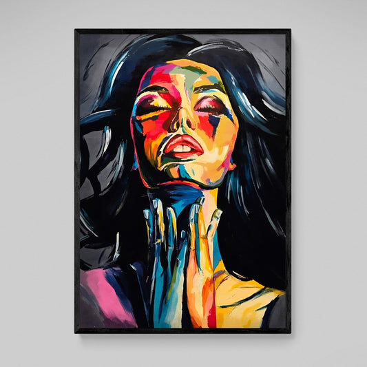 Cuadro Mujer Graffiti - La Casa Del Cuadro