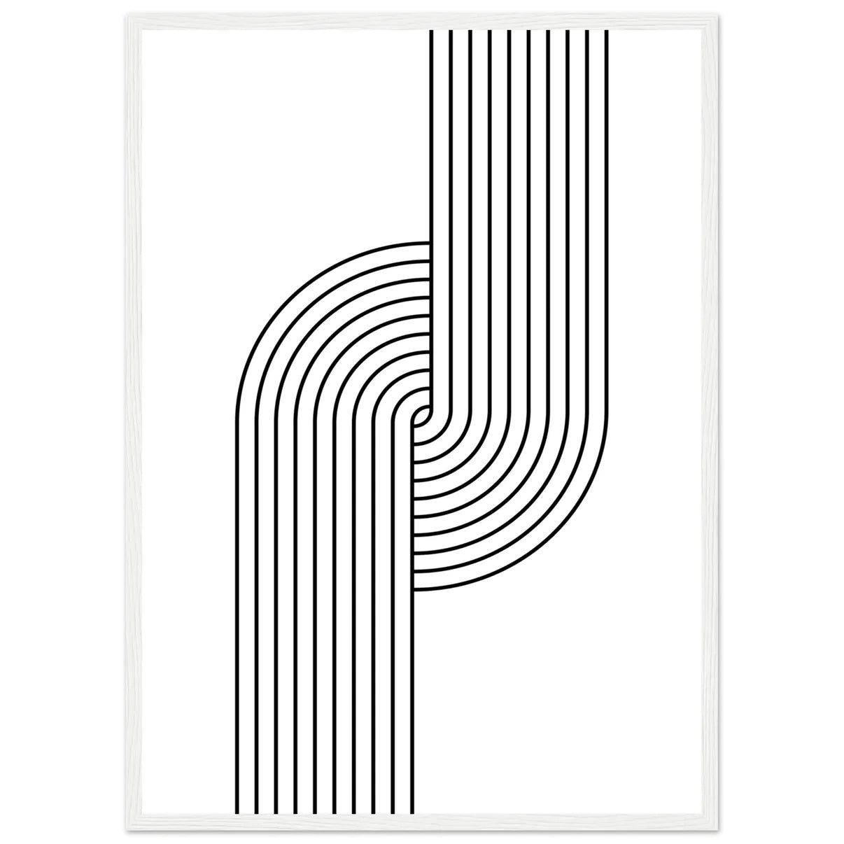 Cuadro Negro Minimalista - La Casa Del Cuadro