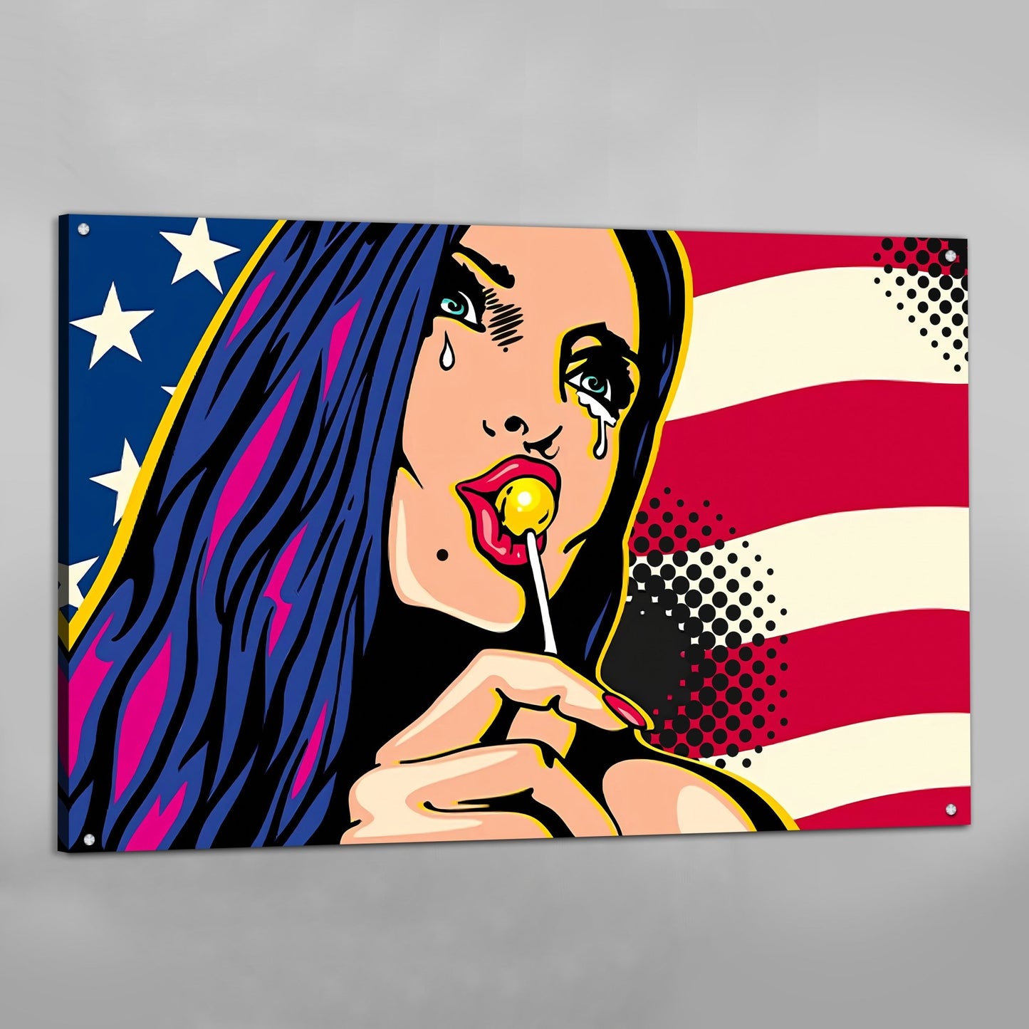 Cuadro Pop Art Americano - La Casa Del Cuadro