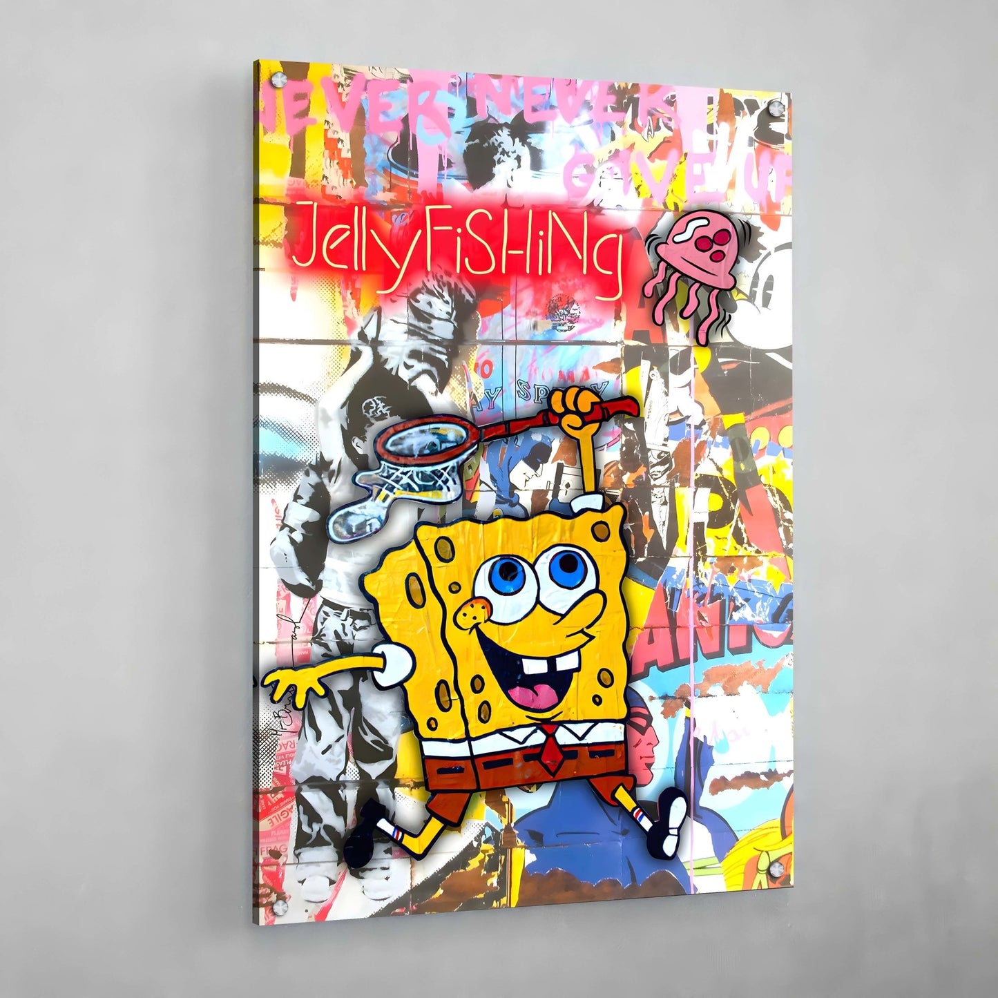 Cuadro Pop Art Bob Esponja - La Casa Del Cuadro