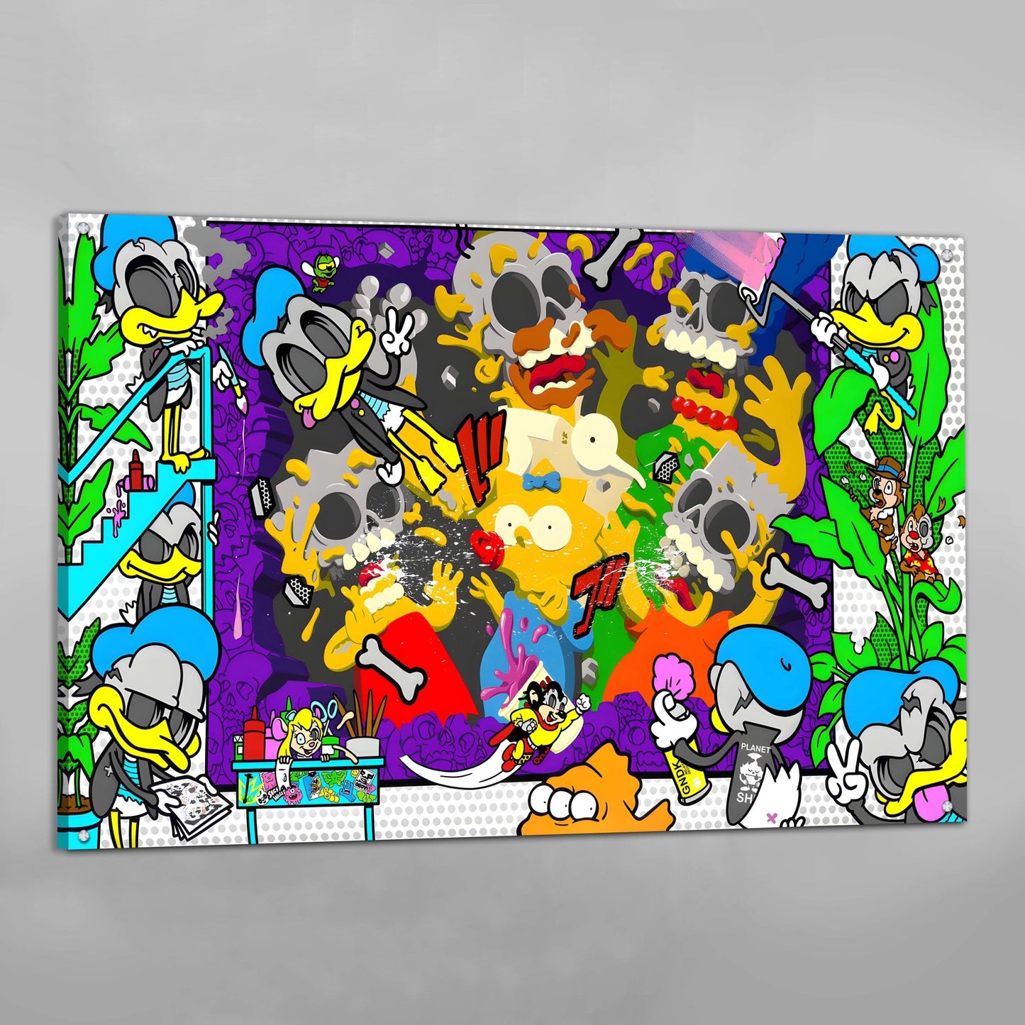 Cuadro Pop Art Cartoons - La Casa Del Cuadro