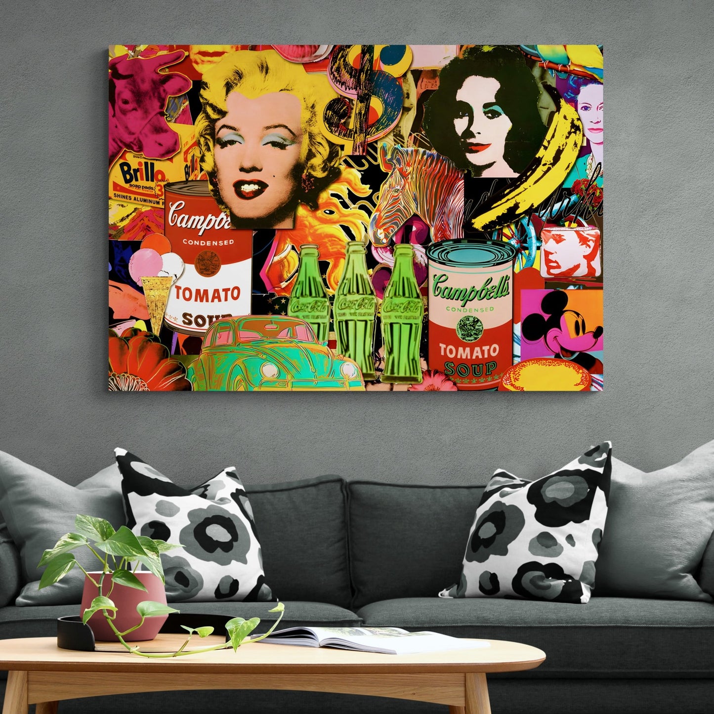 Cuadro Pop Art Collage - La Casa Del Cuadro