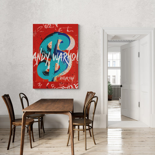 Cuadro Pop Art Dollar Warhol - La Casa Del Cuadro