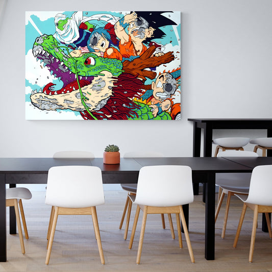 Cuadro Pop Art Dragon Ball - La Casa Del Cuadro