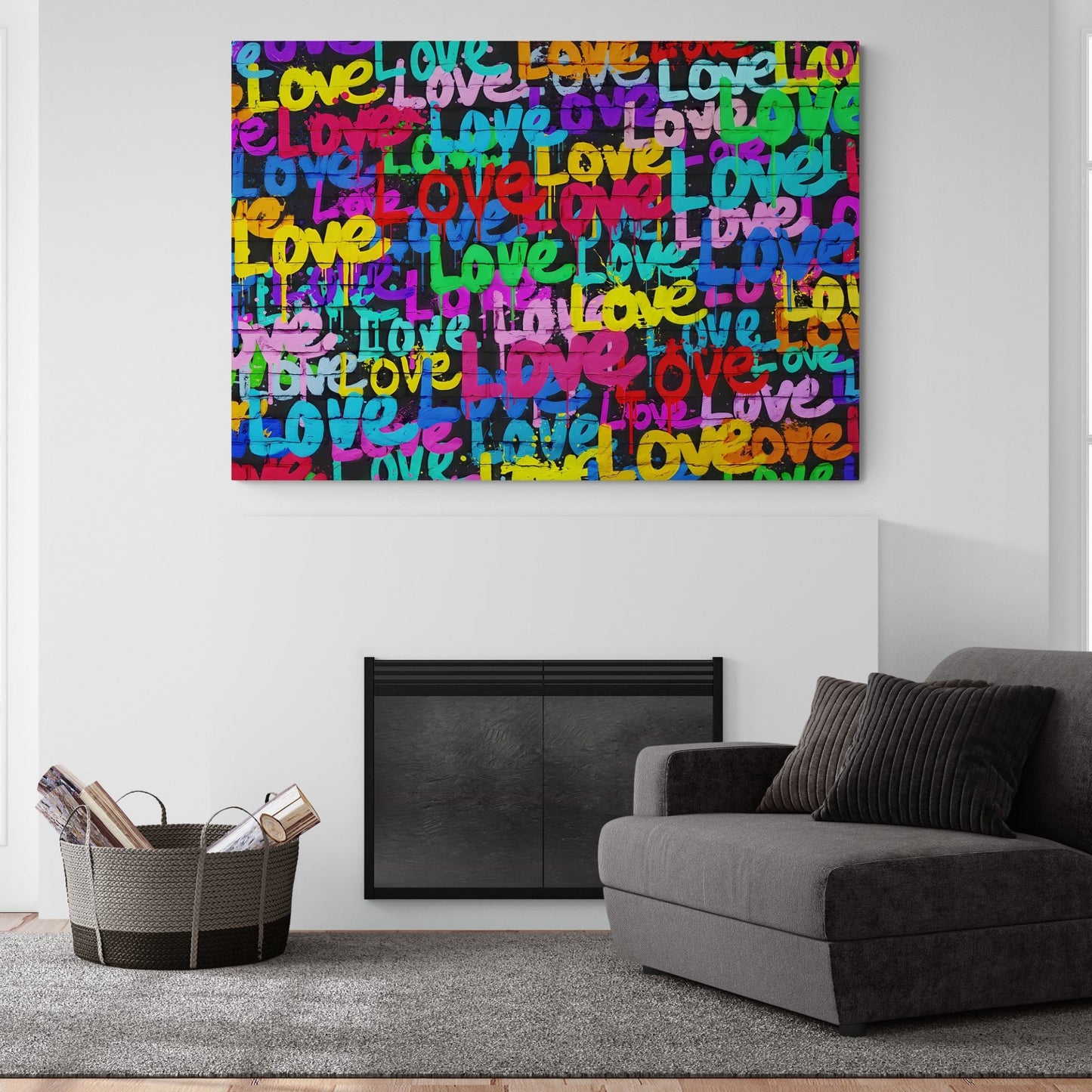 Cuadro Pop Art Graffitis - La Casa Del Cuadro