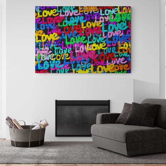 Cuadro Pop Art Graffitis - La Casa Del Cuadro