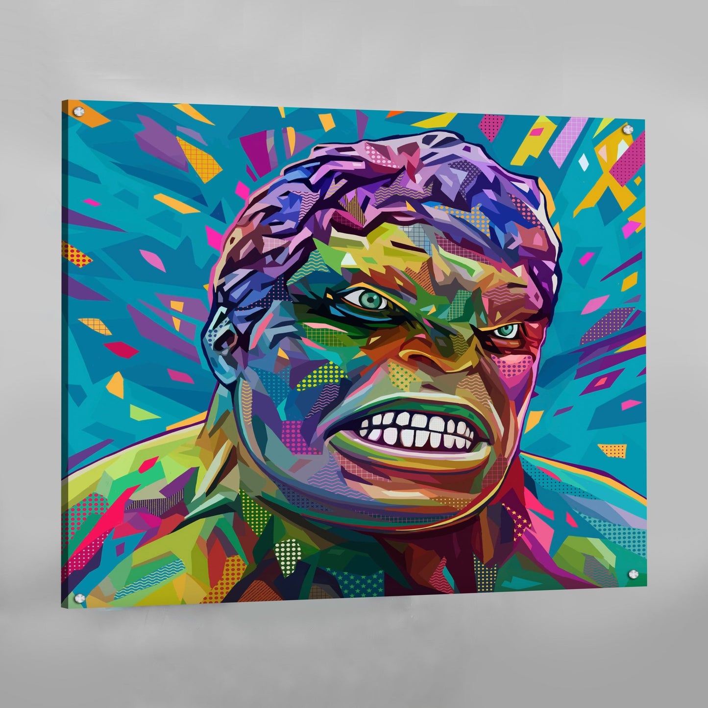 Cuadro Pop Art Hulk - La Casa Del Cuadro