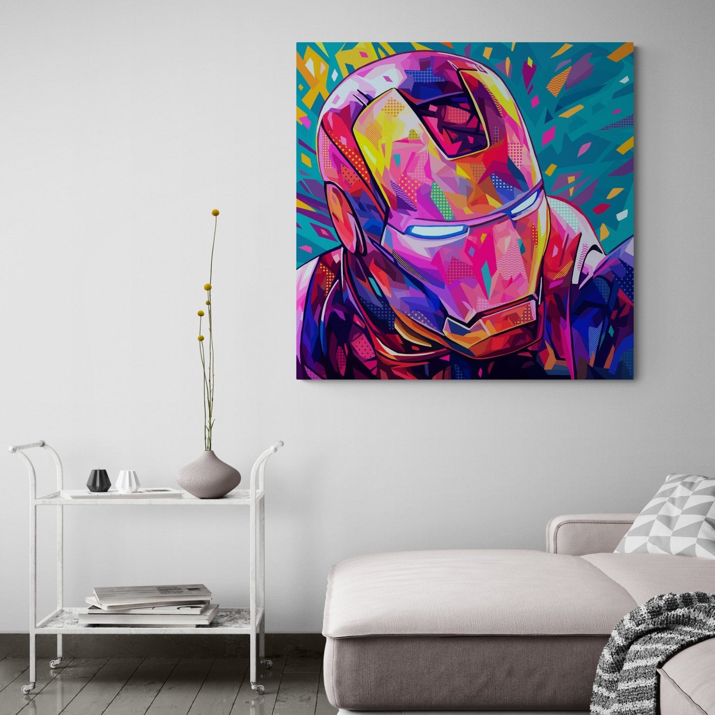 Cuadro Pop Art Iron Man - La Casa Del Cuadro