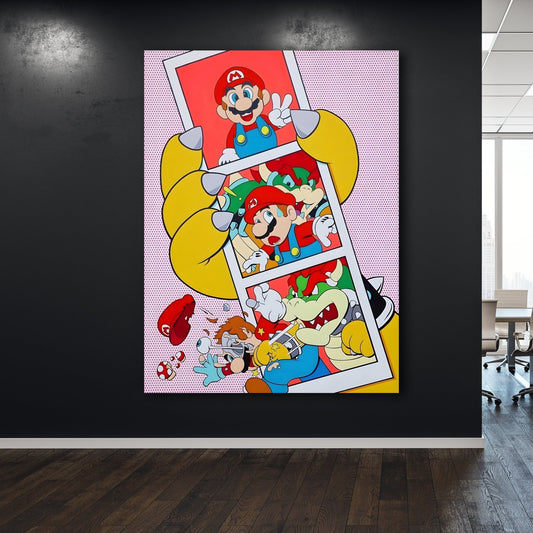 Cuadro Pop Art Mario - La Casa Del Cuadro
