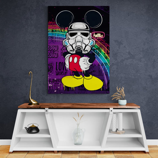 Cuadro Pop Art Mickey Mouse - La Casa Del Cuadro
