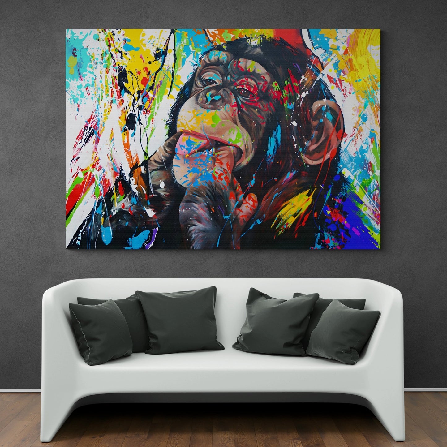 Cuadro Pop Art Mono - La Casa Del Cuadro