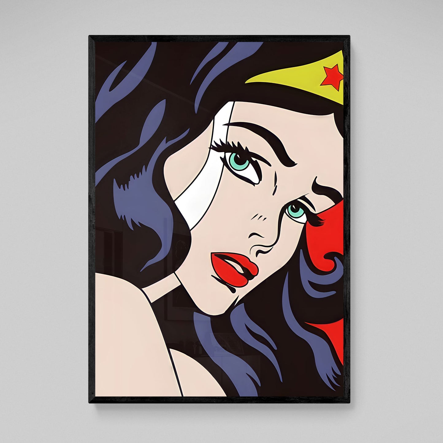 Cuadro Pop Art Mujer Maravilla - La Casa Del Cuadro