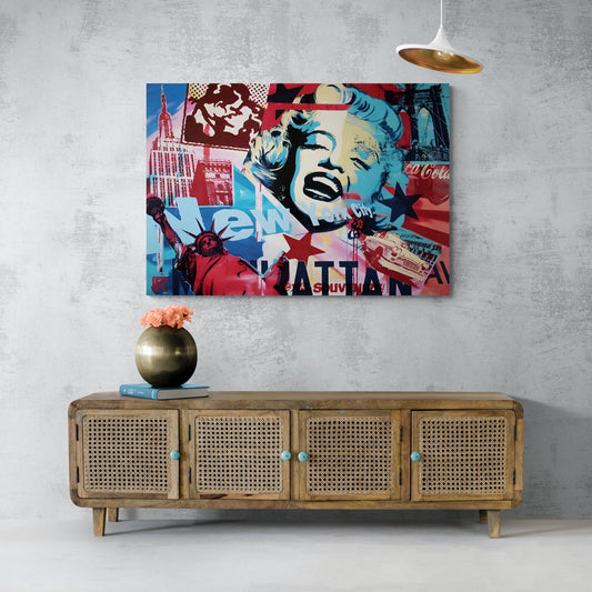 Cuadro Pop Art Nueva York - La Casa Del Cuadro
