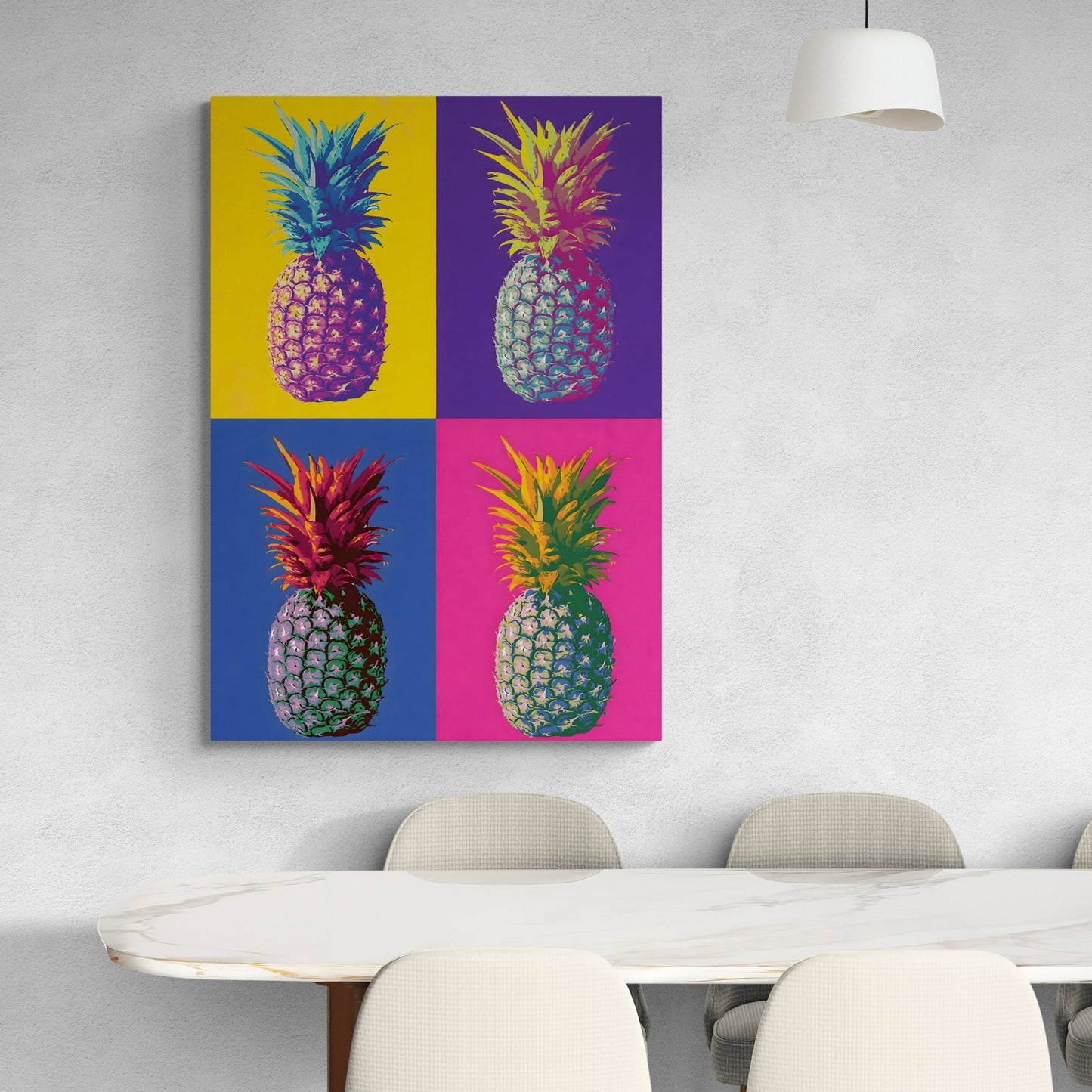 Cuadro Pop Art Piñas - La Casa Del Cuadro