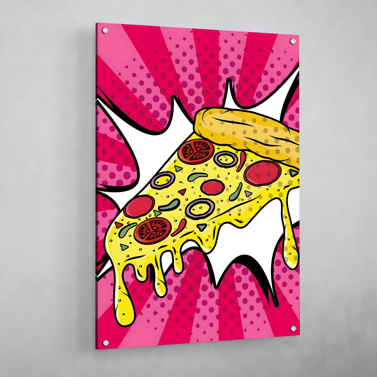 Cuadro Pop Art Pizza - La Casa Del Cuadro