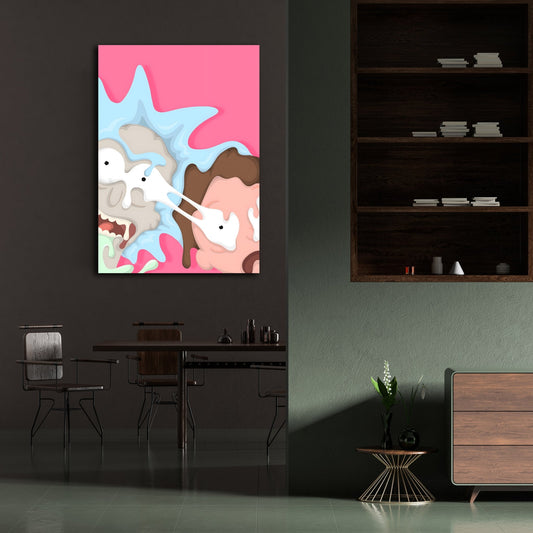 Cuadro Pop Art Rick & Morty - La Casa Del Cuadro