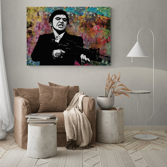 Cuadro Pop Art Scarface - La Casa Del Cuadro