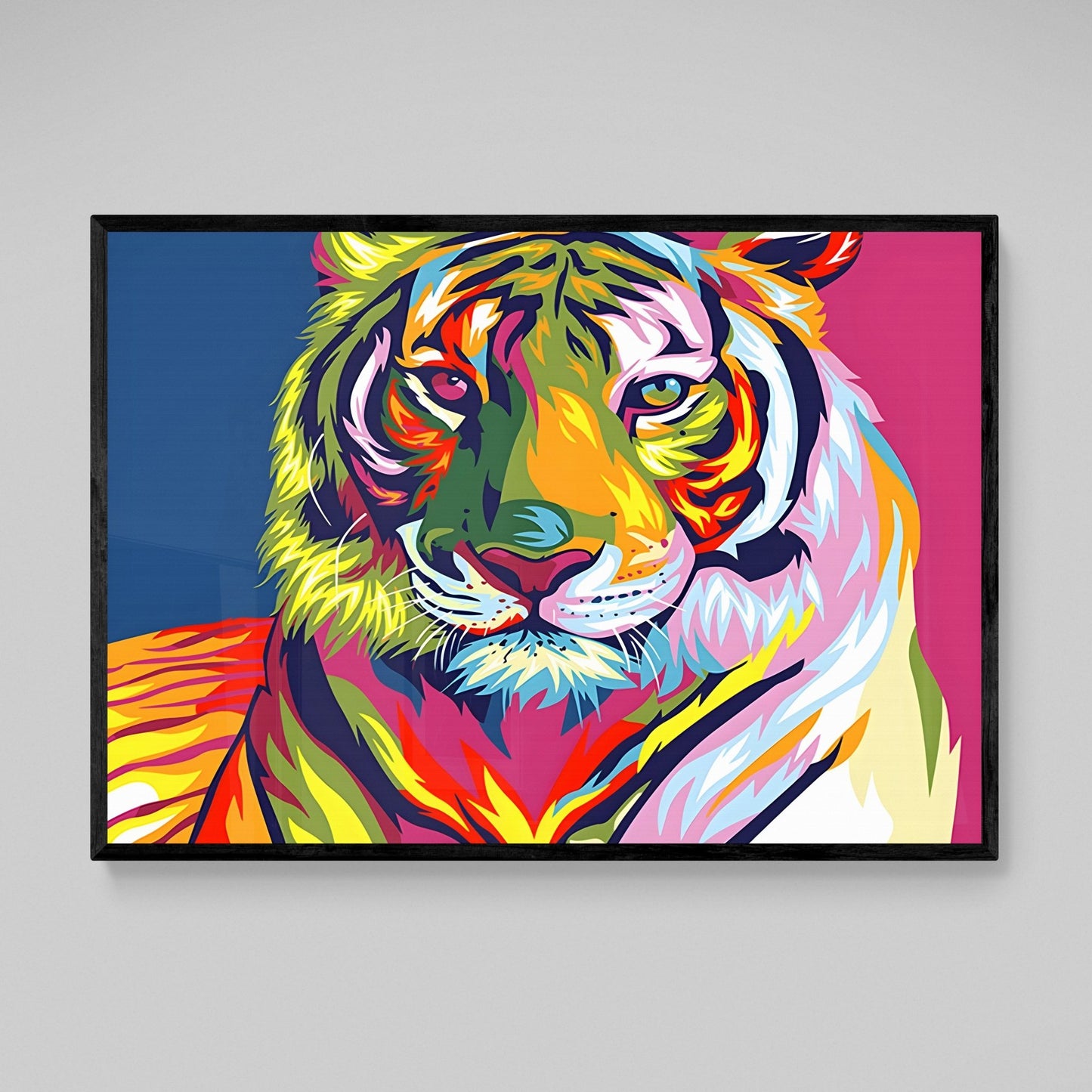 Cuadro Pop Art Tigre - La Casa Del Cuadro