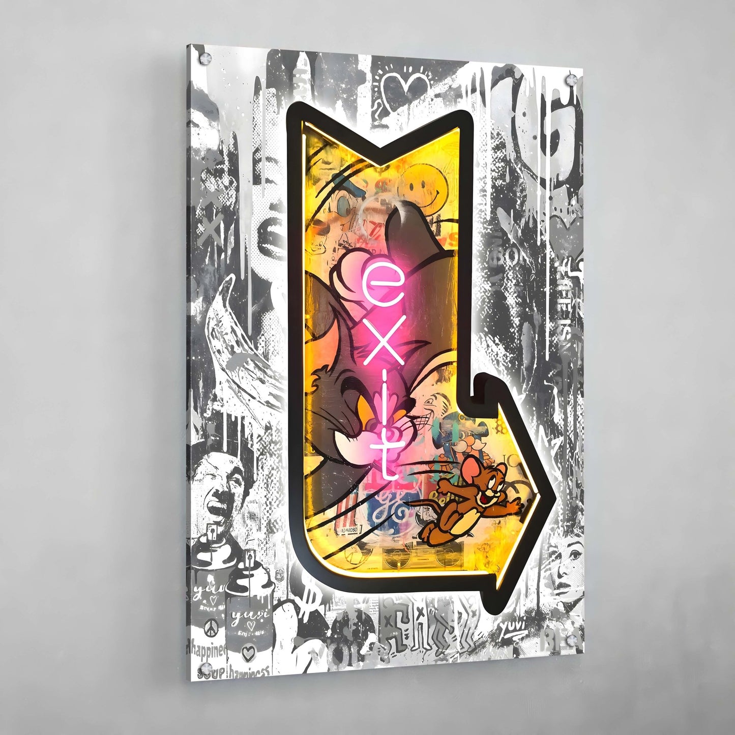 Cuadro Pop Art Tom Y Jerry - La Casa Del Cuadro