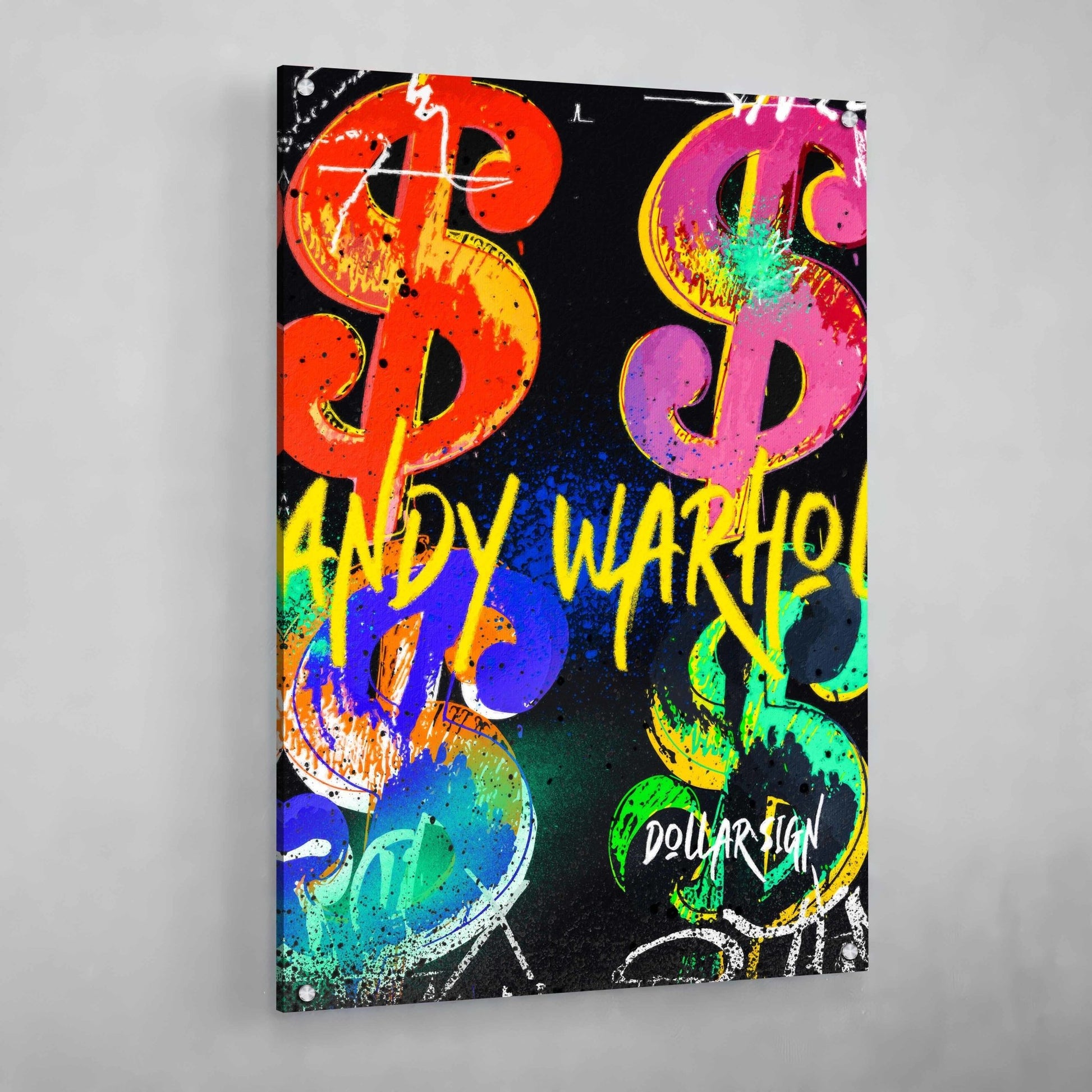 Cuadro Pop Art Warhol Dollar - La Casa Del Cuadro