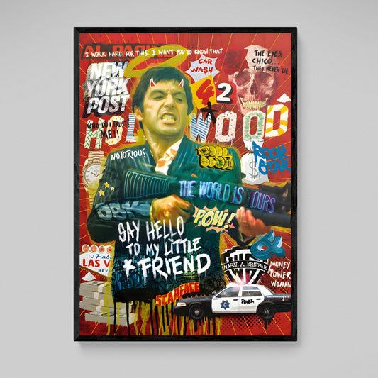Cuadro Scarface Pop Art - La Casa Del Cuadro