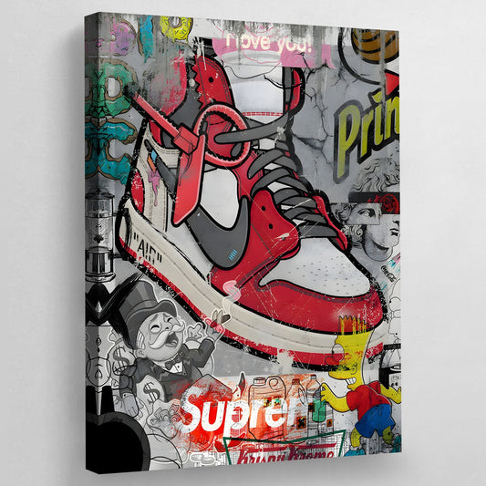 Cuadro Sneakers Graffiti - La Casa Del Cuadro