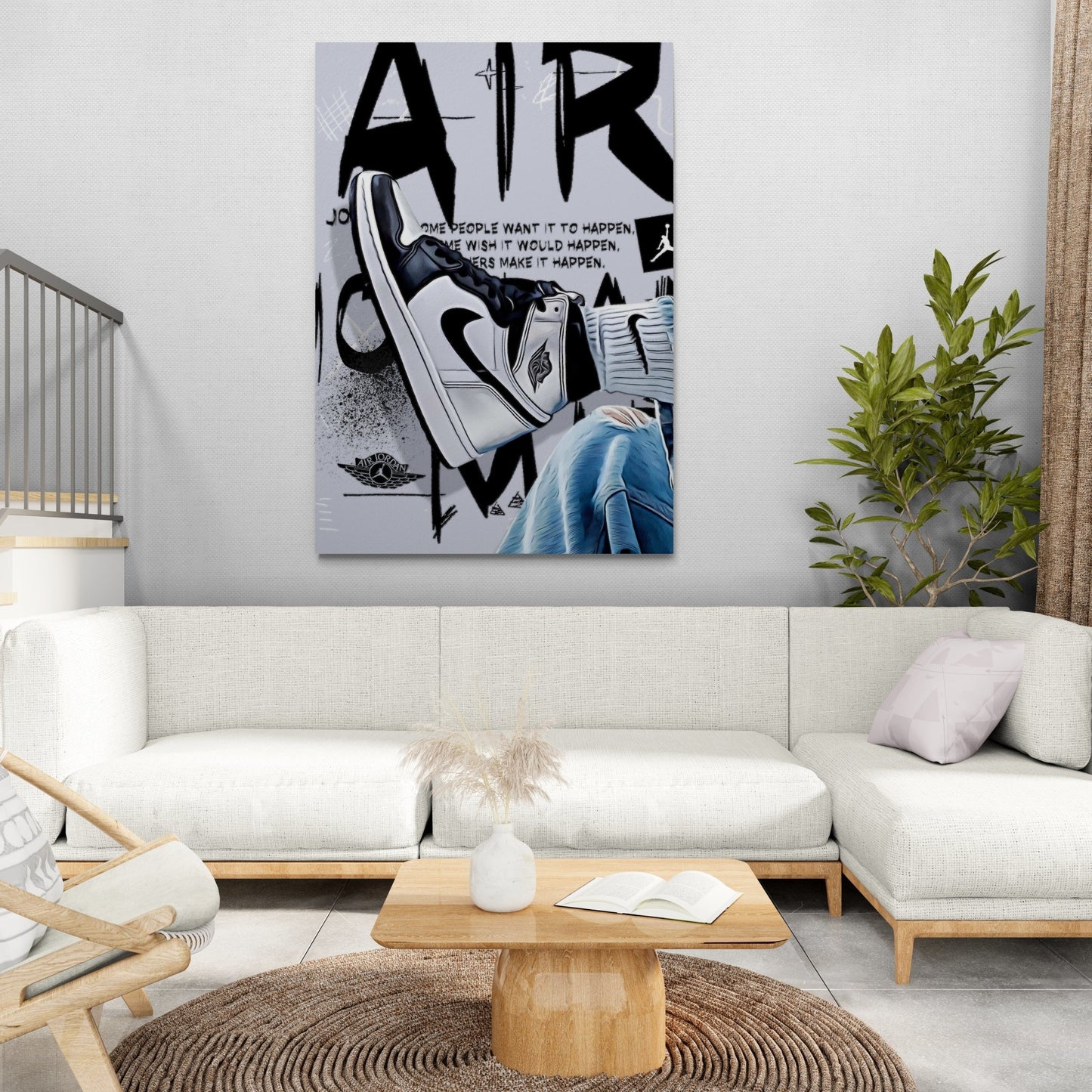 Cuadro Sneakers Gris - La Casa Del Cuadro