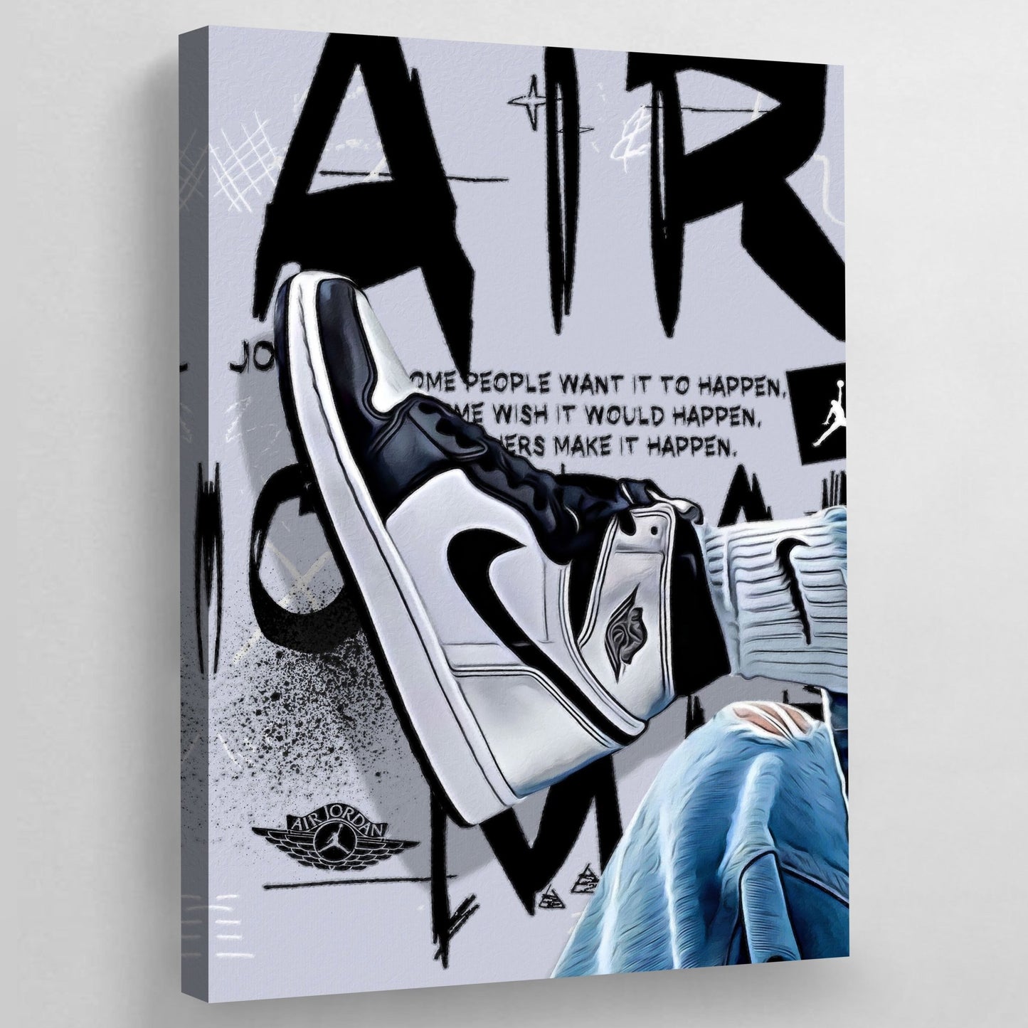 Cuadro Sneakers Gris - La Casa Del Cuadro