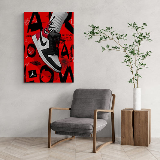 Cuadro Sneakers Rojo - La Casa Del Cuadro