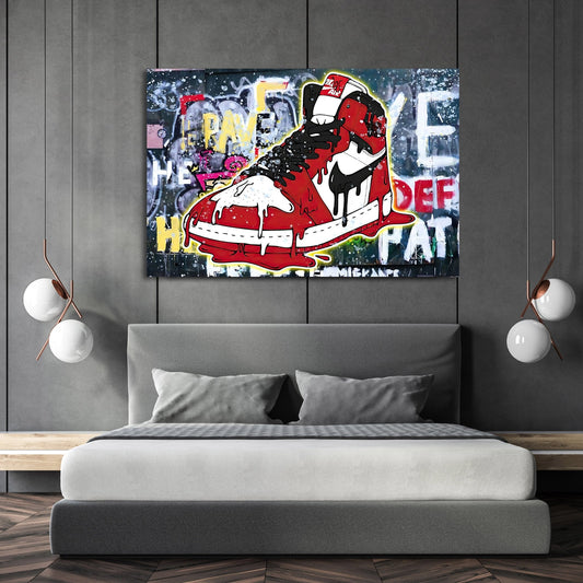 Cuadro Sneakers Street Art - La Casa Del Cuadro