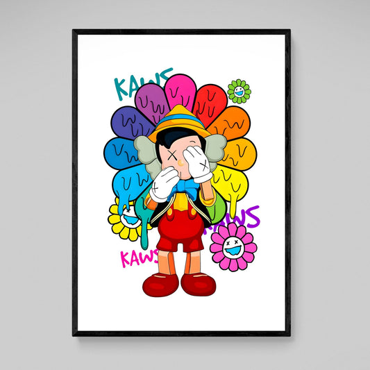 Cuadro Takashi Murakami Kaws - La Casa Del Cuadro