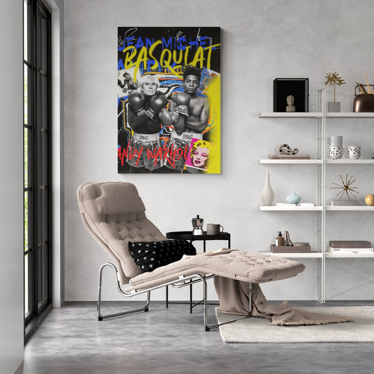 Cuadro Warhol Basquiat - La Casa Del Cuadro
