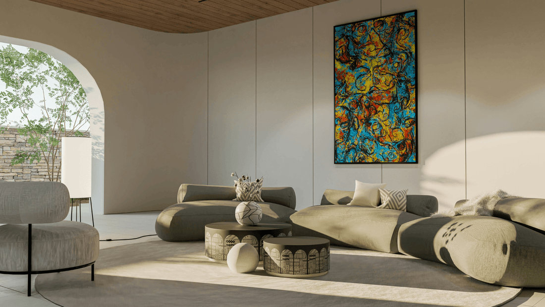Cómo crear un ambiente de galería en casa: luz, olor y disposición de tus cuadros - La Casa Del Cuadro