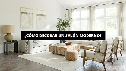 ¿Cómo Decorar Un Salón Moderno? - La Casa Del Cuadro