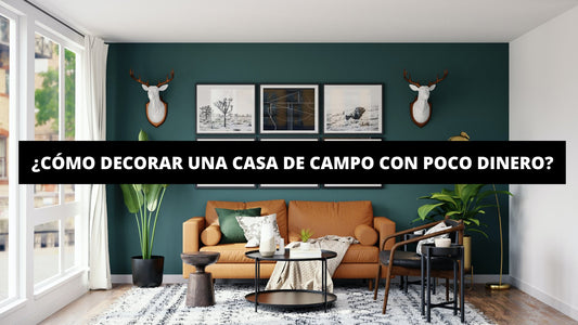 ¿Cómo Decorar Una Casa De Campo Con Poco Dinero? - La Casa Del Cuadro