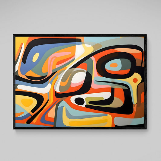 Cuadro Abstracto Moderno - La Casa Del Cuadro