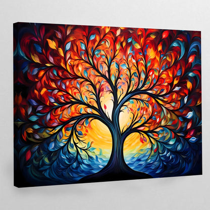 Cuadro Arbol De La Vida Abstracto - La Casa Del Cuadro