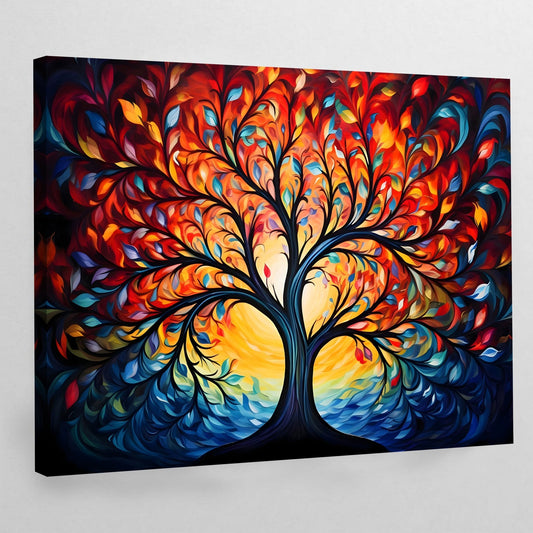 Cuadro Arbol De La Vida Abstracto - La Casa Del Cuadro