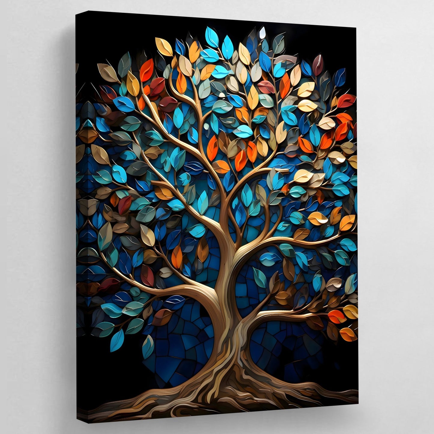 Cuadro Arbol De La Vida Colores - La Casa Del Cuadro