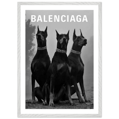 Cuadro Balenciaga Blanco y Negro - La Casa Del Cuadro