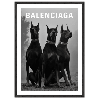 Cuadro Balenciaga Blanco y Negro - La Casa Del Cuadro