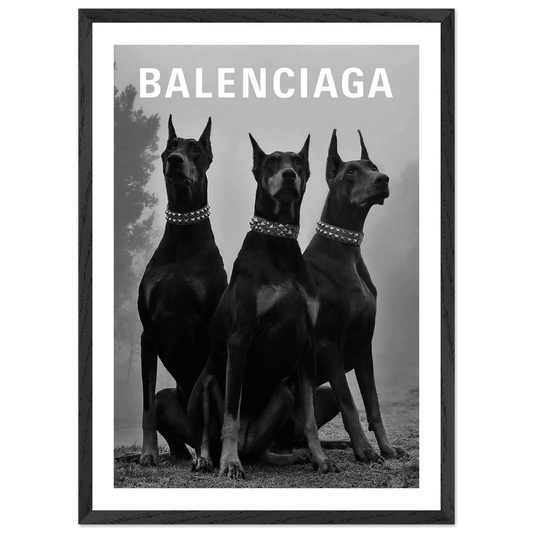 Cuadro Balenciaga Blanco y Negro - La Casa Del Cuadro