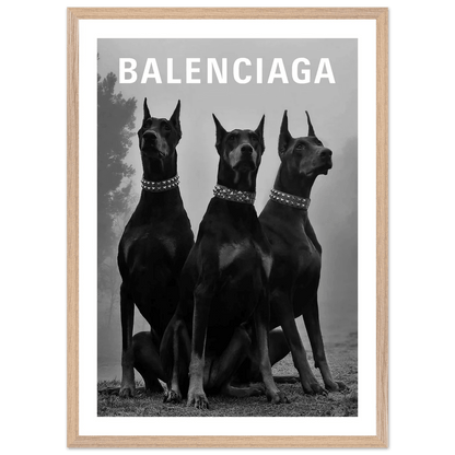Cuadro Balenciaga Blanco y Negro - La Casa Del Cuadro