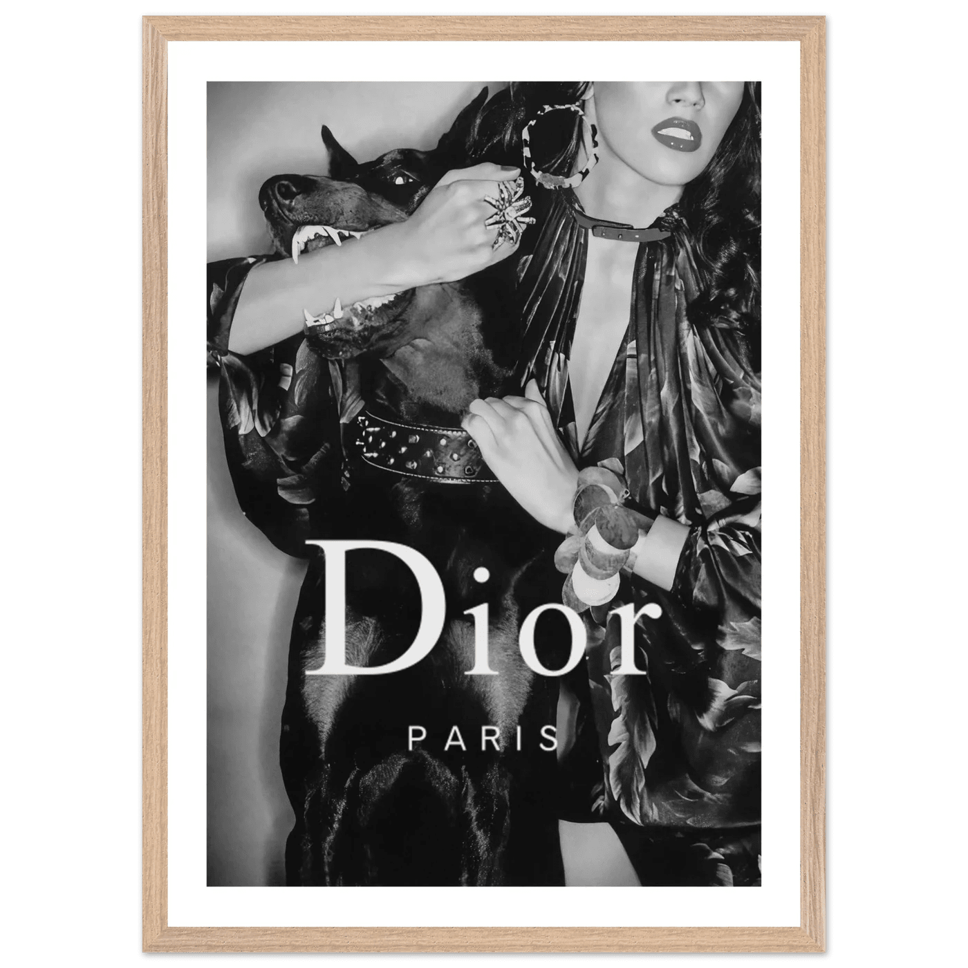 Cuadro Blanco y Negro Dior - La Casa Del Cuadro