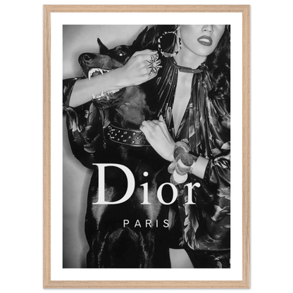 Cuadro Blanco y Negro Dior - La Casa Del Cuadro