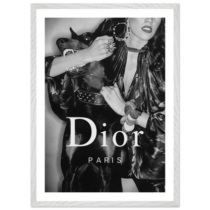 Cuadro Blanco y Negro Dior - La Casa Del Cuadro