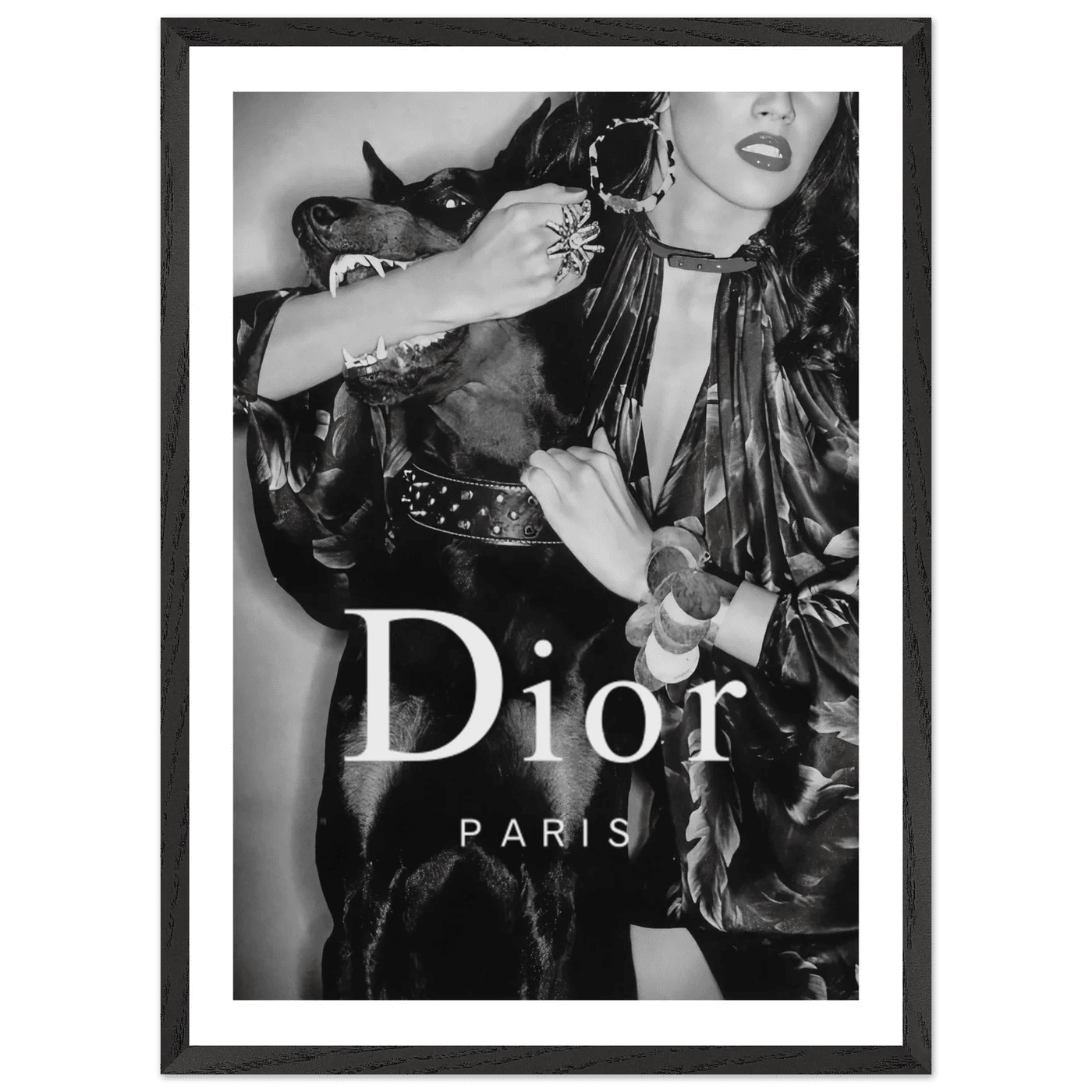 Cuadro Blanco y Negro Dior - La Casa Del Cuadro